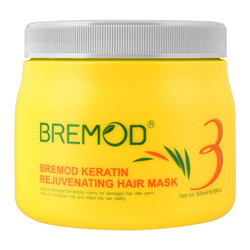 Bremod Keratin Hair Mask,3-in-1 rejuvenating treatment 500ml