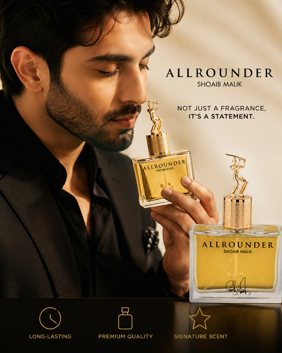 Allrounder by Shoaib Malik Eau De Parfum – Premium Long Lasting Perfume for Men | 100ml