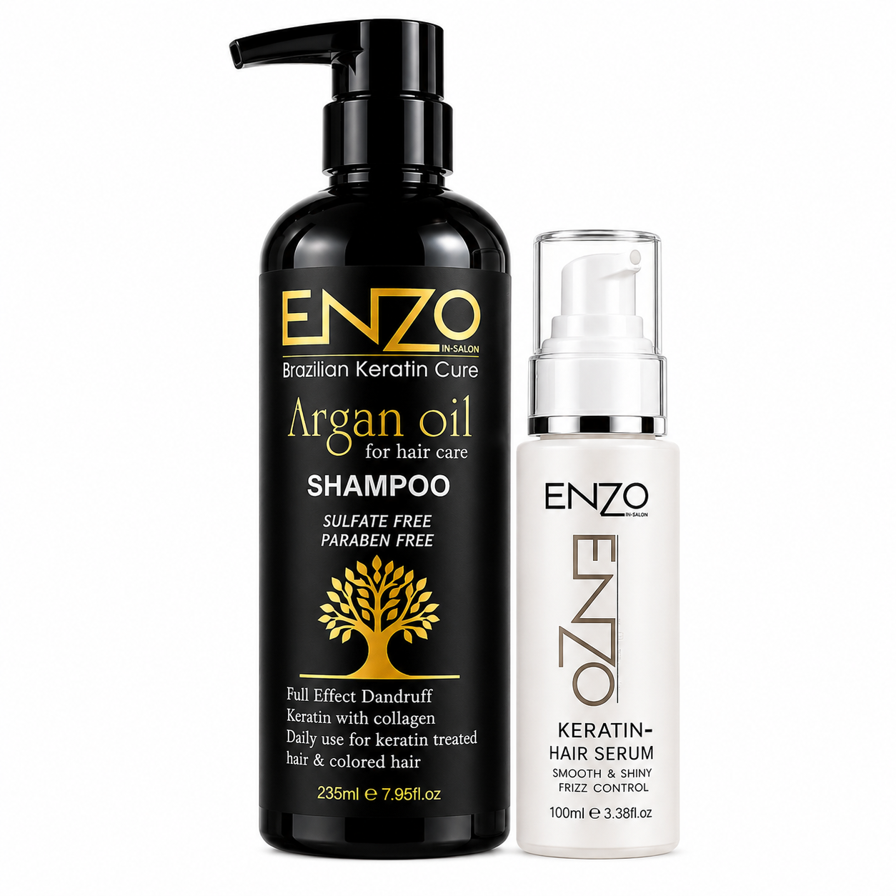 ENZO Hair Serum – Smooth, Shiny &amp; Frizz-Free Hair