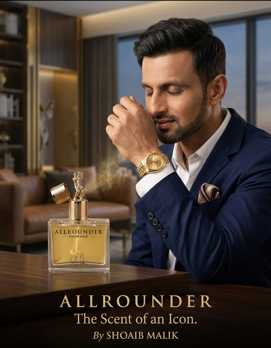 Allrounder by Shoaib Malik Eau De Parfum – Premium Long Lasting Perfume for Men | 100ml