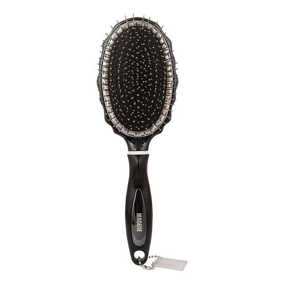 Hair Brush Maggie Hair brush  Black oval shape MGOL-08