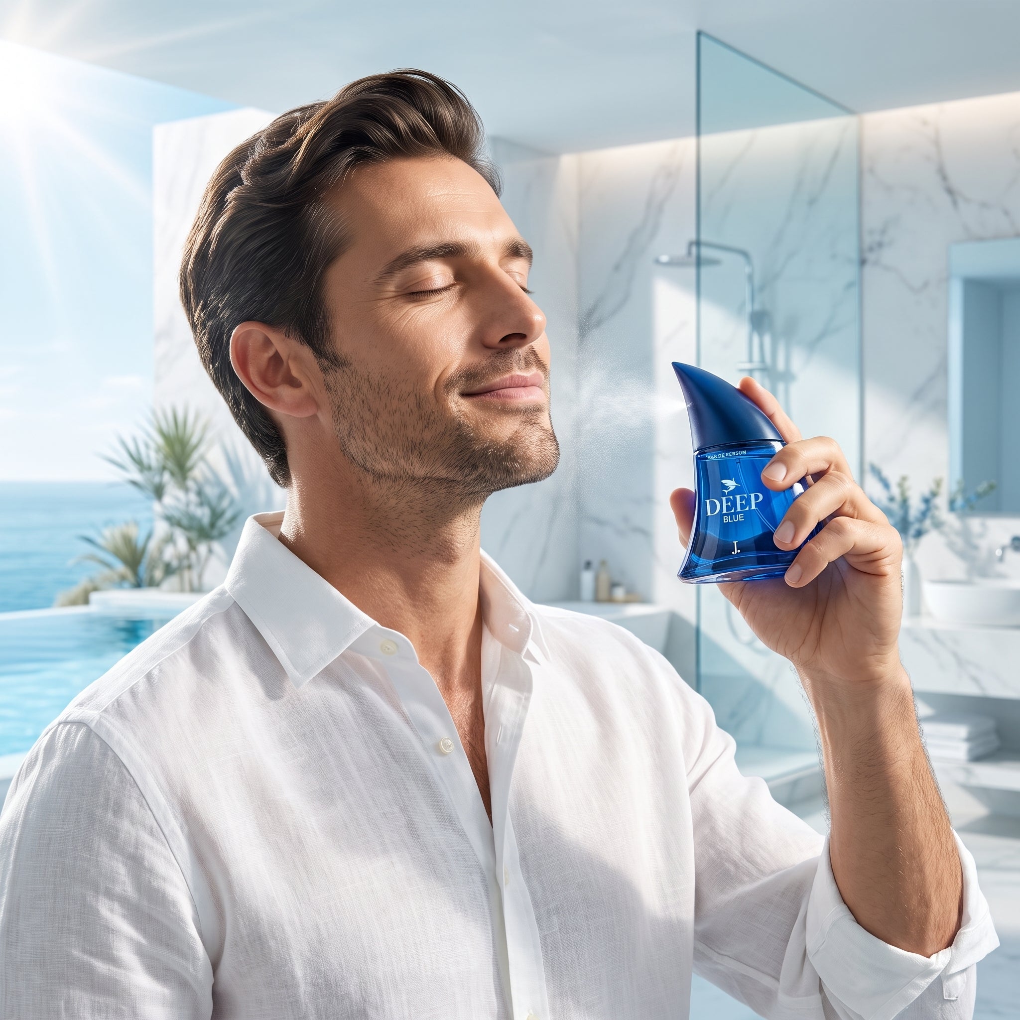 Deep Blue Eau De Parfum – Fresh Oceanic Fragrance for Men