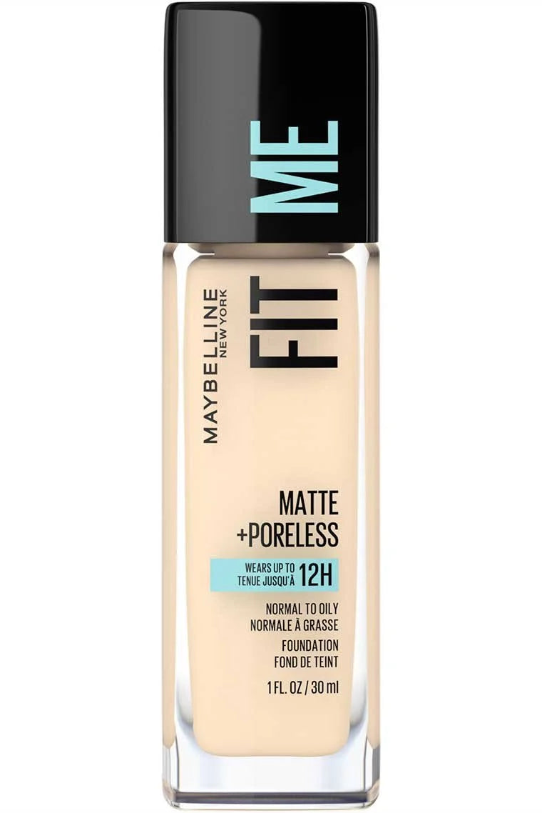 Maybelline Fit Me® Matte + Poreless 12H Foundation Makeup,30ml