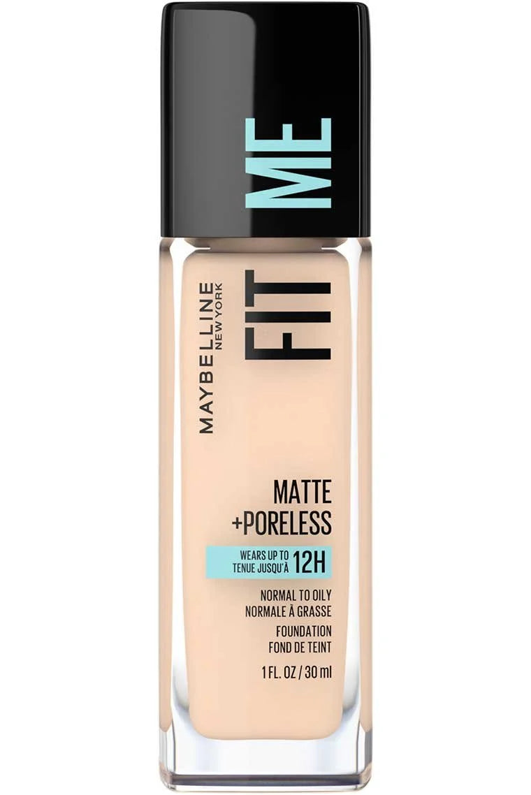 Maybelline Fit Me® Matte + Poreless 12H Foundation Makeup,30ml