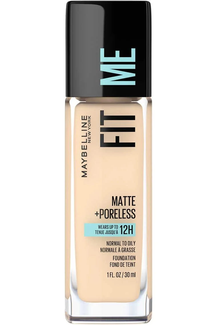Maybelline Fit Me® Matte + Poreless 12H Foundation Makeup,30ml