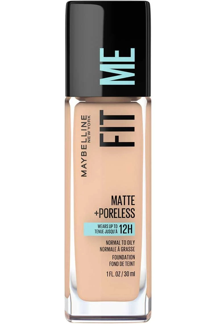 Maybelline Fit Me® Matte + Poreless 12H Foundation Makeup,30ml