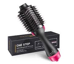 One step hot air brush