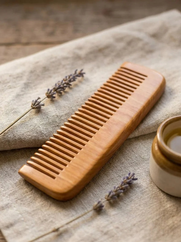 Wooden hair comb|Hand made wooden hair comb